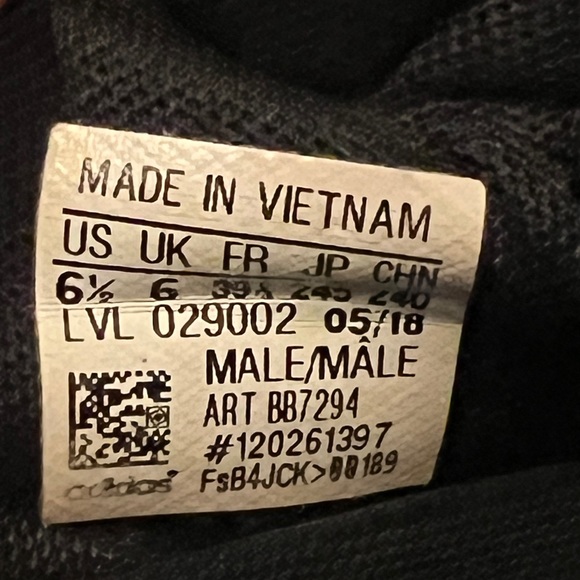 Adidas Black EXPLOSIVE Bounce Basketball Shoes men’s size 6.5 - Picture 15 of 15